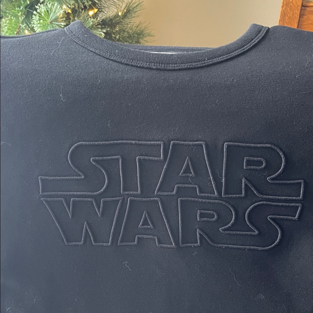 GAP Kids Black Star Wars Embossed Sweatshirt